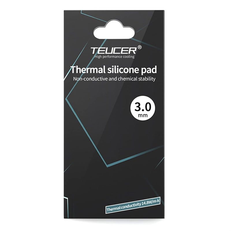 WithFlying Thermal Pad 14.8 W/mK, 85x45x3mm, Non Conductive Heat Resistance High Temperature Resistance, Silicone Thermal Pads for Laptop Heatsink GPU CPU LED Cooler (3mm) - Image 1